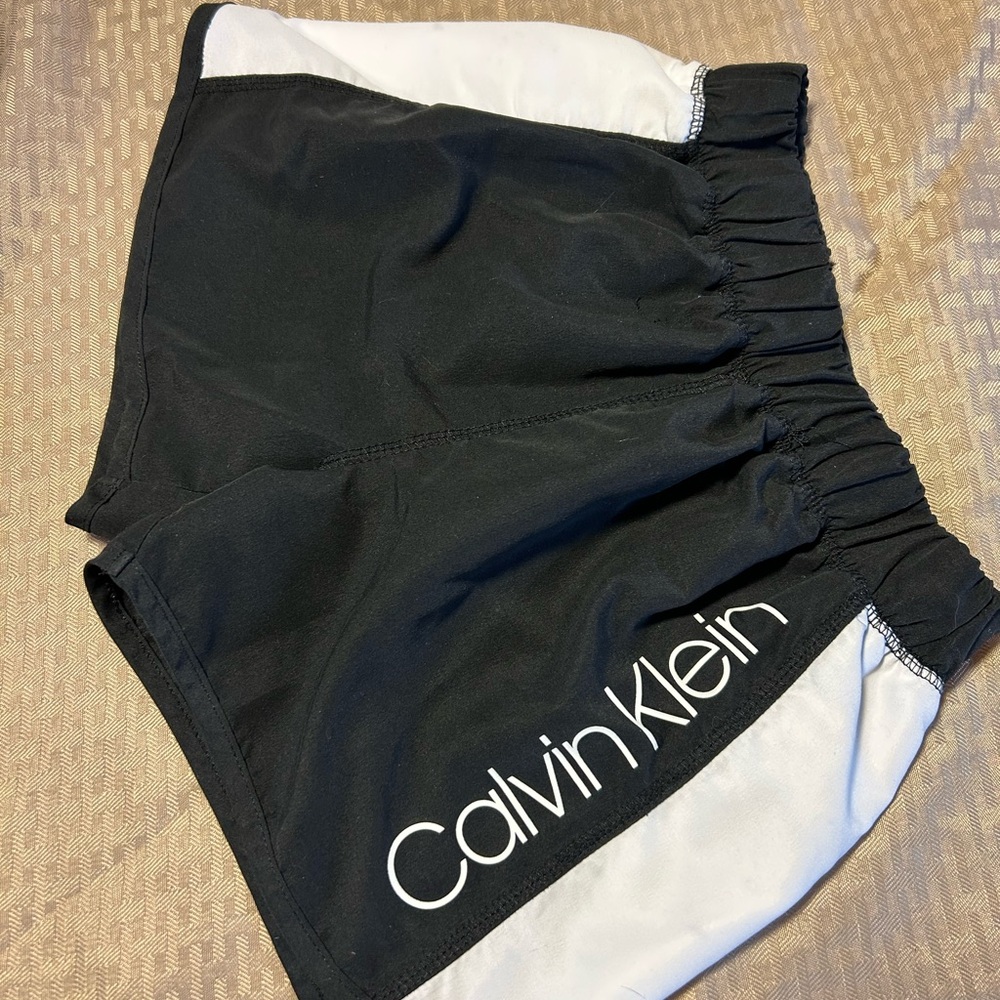 Calvin Klein Black and White Performance Shorts